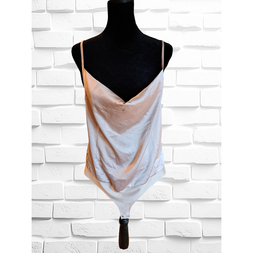 Sincerly Jules Champagne Color Bodysuit Size Large